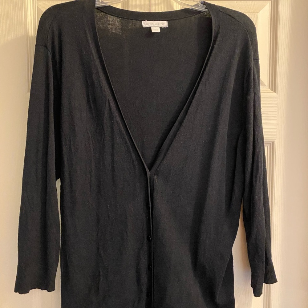 New York & Co Black Cardigan